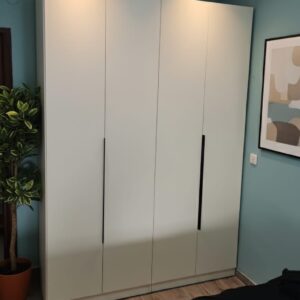ארון 4 דלתות מבית – ORPAZ DESIGN  - ייצור ישראלי כחול לבן - דגם טנגו